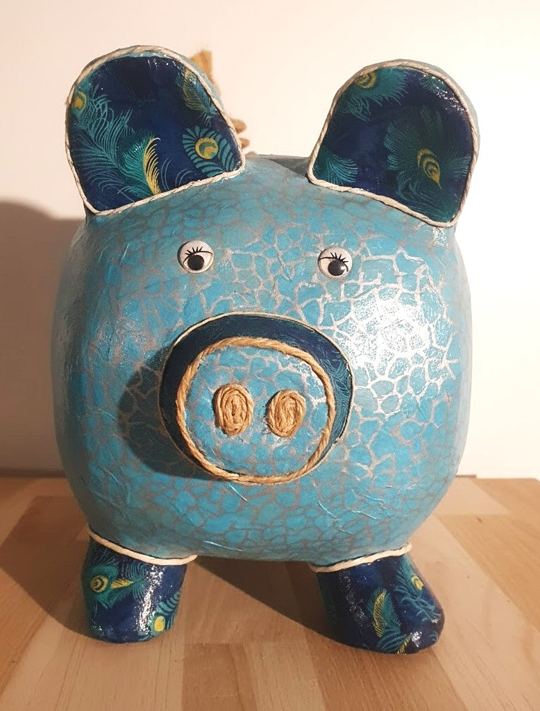 BOIT'A SOUS "LE COCHON" – Tirelire Papier Mâché –