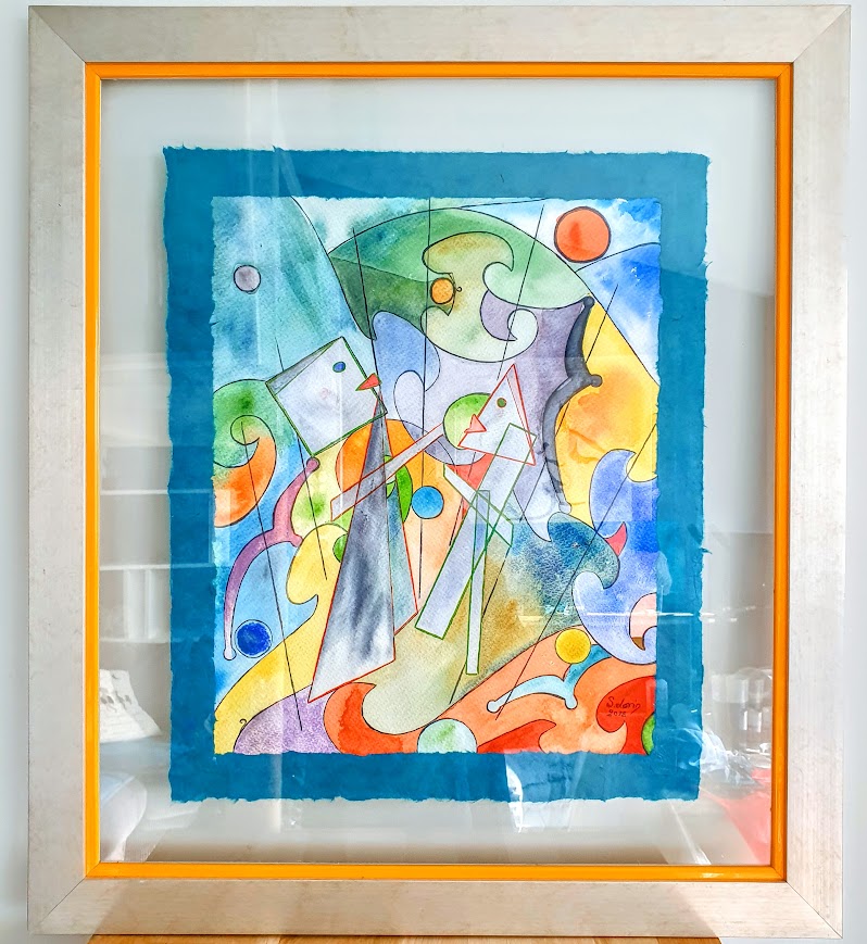 LE DEBUT – Aquarelle Originale 40x50cm – Collection Personnelle – Offres à partir de 10 000€