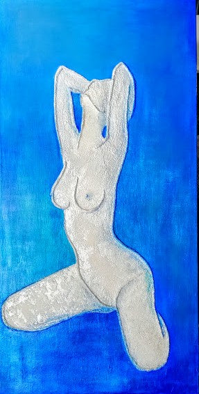 LIBÉRÉE – Toile 3D Sable Texturé – Oeuvre Originale - Série Femme 3/5