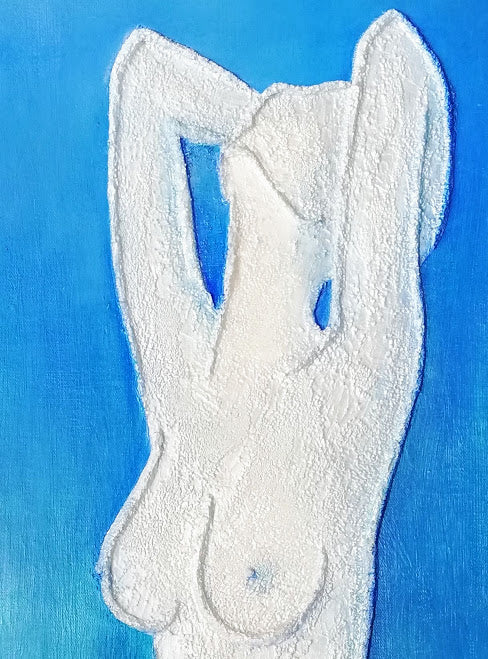 LIBÉRÉE – Toile 3D Sable Texturé – Oeuvre Originale - Série Femme 3/5