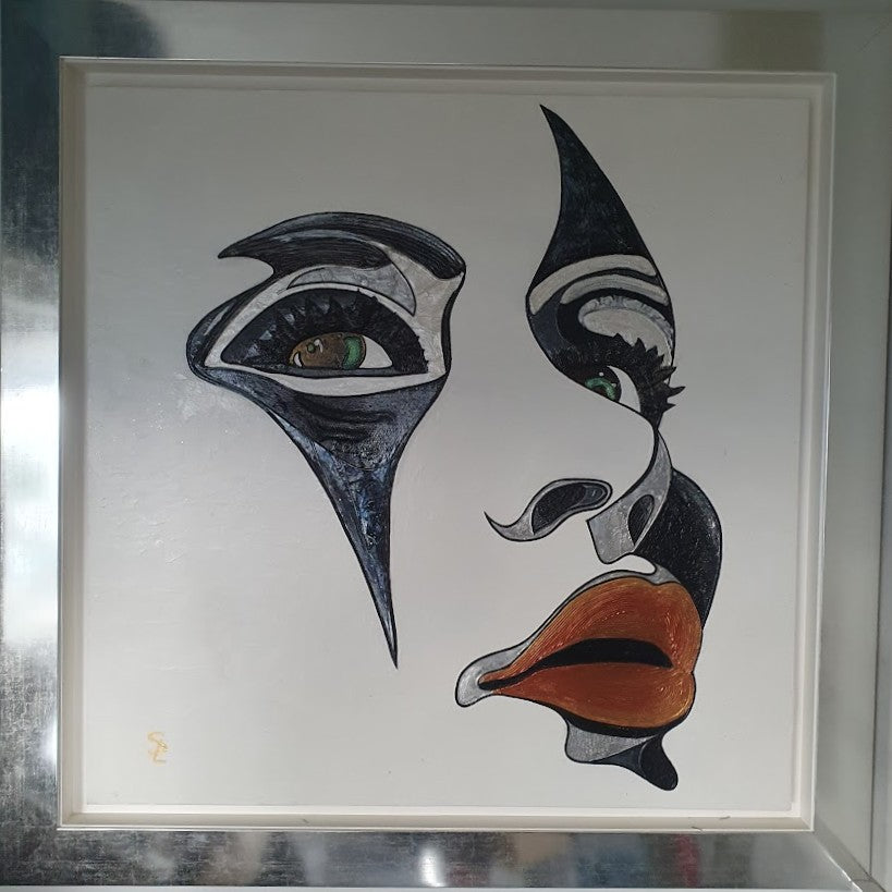 LE VISAGE – Toile 3D Matières et Reliefs – Œuvre Originale - Série Femme 5/5