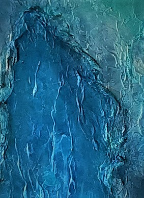 MYSTÈRE – Toile 3D Relief & Dentelle – Œuvre Originale